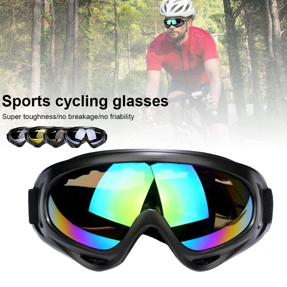 

MTB Motorcycle Bicycle Sunglasses UV Protection Motocross Goggles Comfortable Windproof Cycling Glasses For Off-Road Ski Sport