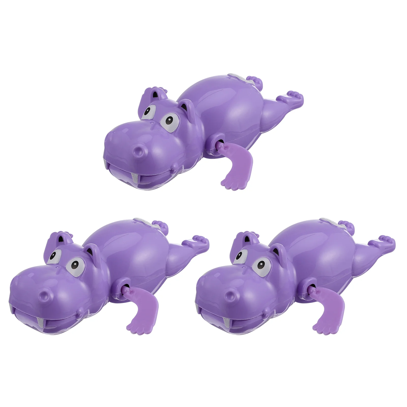 

3pcs Clockwork Hippo Funny Clockwork Bath Cartoon Kid Shower