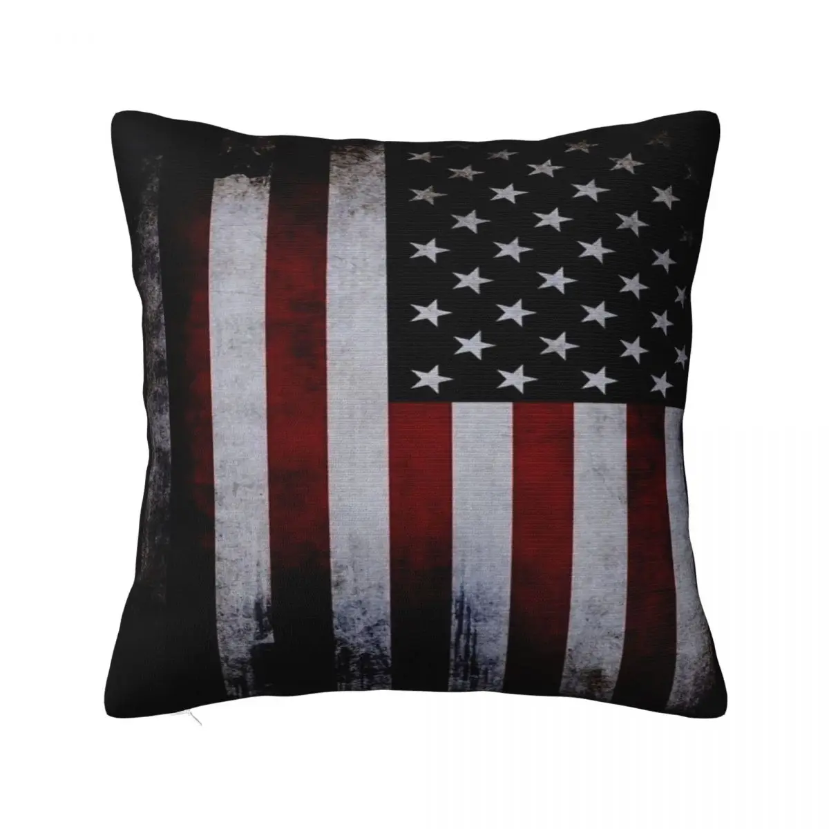 

Camo American Flag Pillowcase Soft Polyester Cushion Cover Decorative Plaid Throw Pillow Case Cover Sofa Zippered 18"