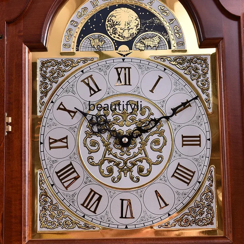 Часы для дедушки гостиная дом ретро европейский стиль вилла вертикальные часы и