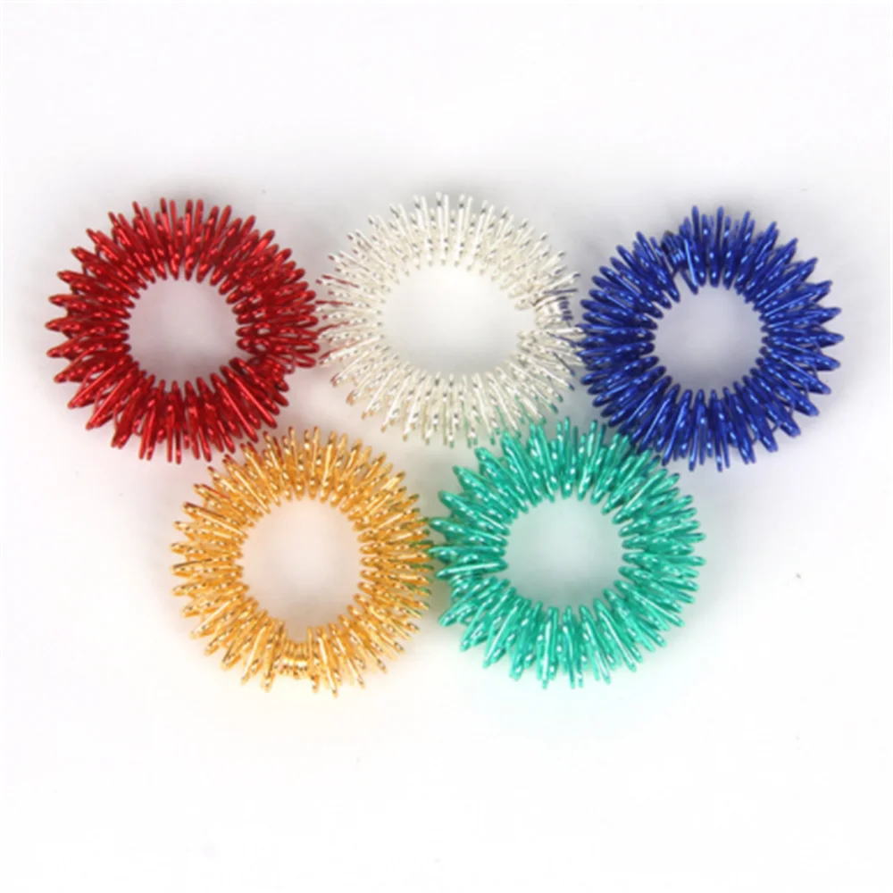 

10 шт./партия, кольца Sujok для массажа пальцев