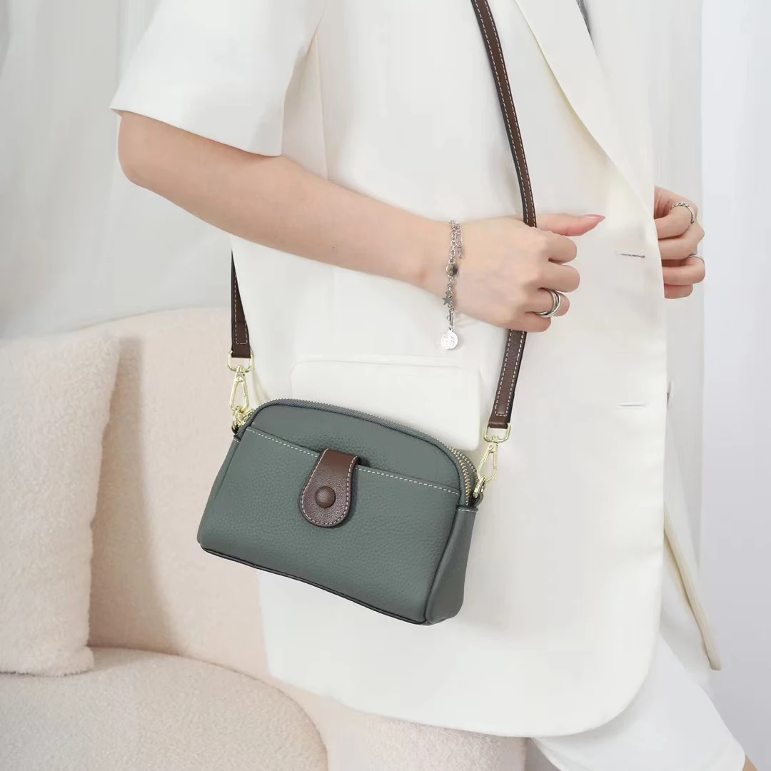 

Royal Bagger Women Shoulder Bag Corssbody Bags Genuine Cow Leather Sling Phone Pocket Purse Ladies Small Satchel