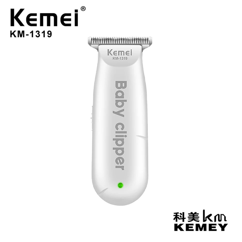 

Электрический детский триммер для волос Kemei, портативная мини-машинка для стрижки волос для детей, Машинка для стрижки волос с низким уровнем шума, перезаряжаемая бритва, беззвучная