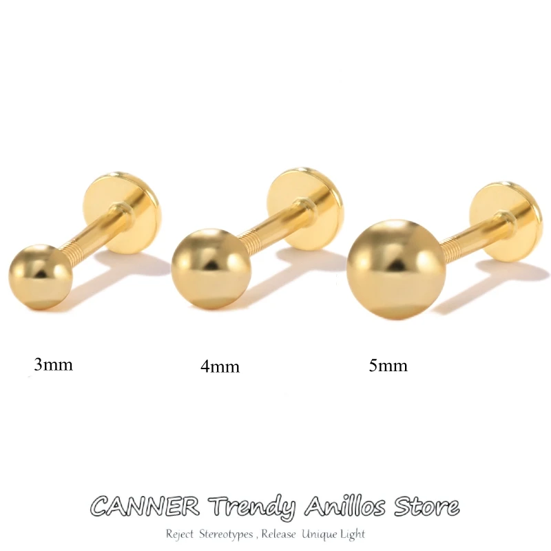 

CANNER, 1 комплект, серьги-гвоздики для пирсинга тела