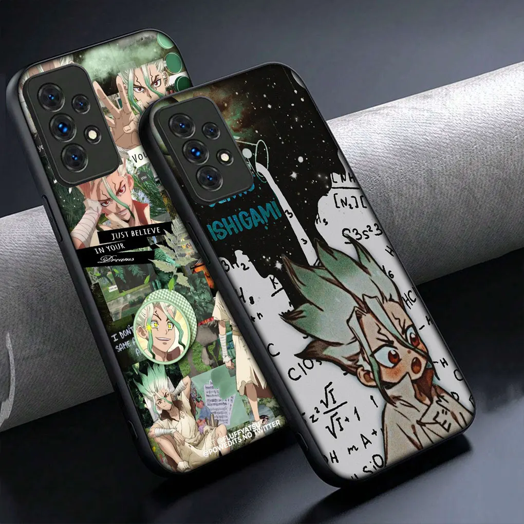 Чехол Ishigami Senkuu Dr Stone для OPPO A80 A40 A60 A38 A79 A16 A17 A58 A78 A94 A95 A57 A15 A96 A74 A53