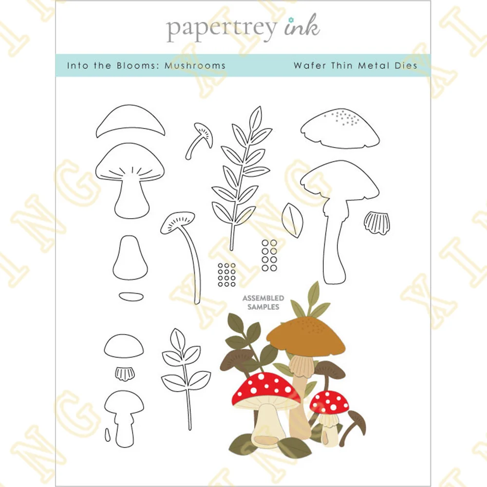 Металлические высекальные трафареты для высечки грибов рельефные фотообои