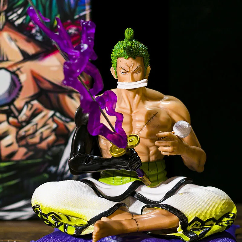 

Nice 21cm Anime One Piece Ronoa Zoro Sa-maximum Manga Sauron Roronoa Zoro PVC Action Collection Figure Model Gift