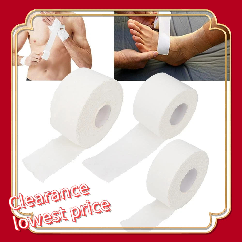 

Cotton Serrated Edge Self Adhesive Sports Rubber First Aid With Non-Slip Waterproof Finger Ankle Care Bandage Physiotherapy Fixe