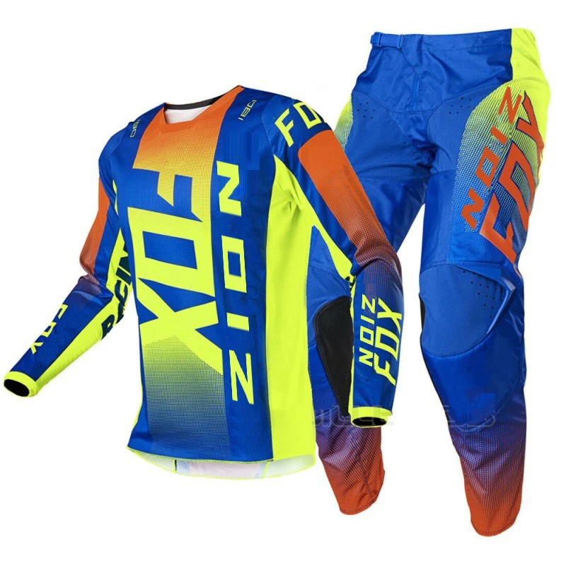 

2021 For Noiz Fox 180 360 Flexair MX Jersey Pants Motocross Racing Gear Set for Honda Mountain Bicycle Off road Motorcycle Kits