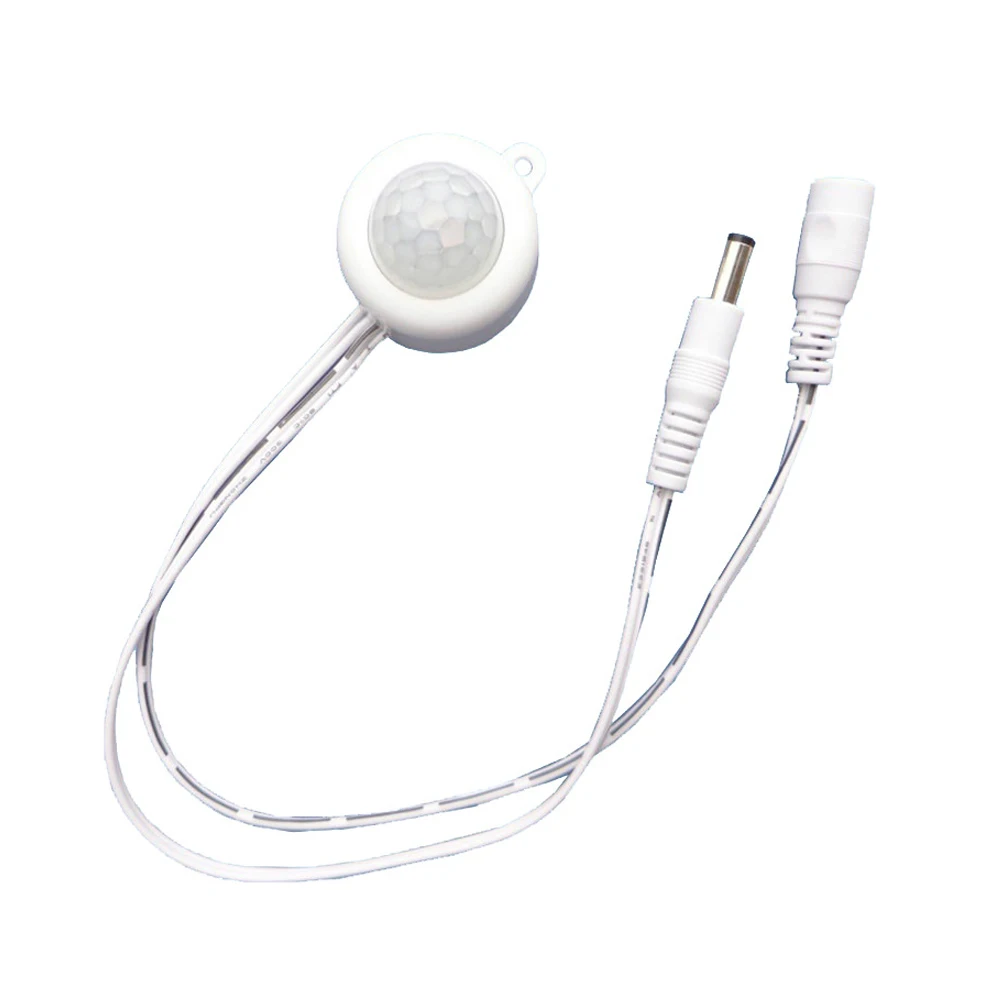 Фото PIR Body Sensing Switch DC/USB Plug DC5-24V 5A Мини Регулируемый автоматический PIR Инфракрасный датчик движения Детектор Светодиодная лента №4