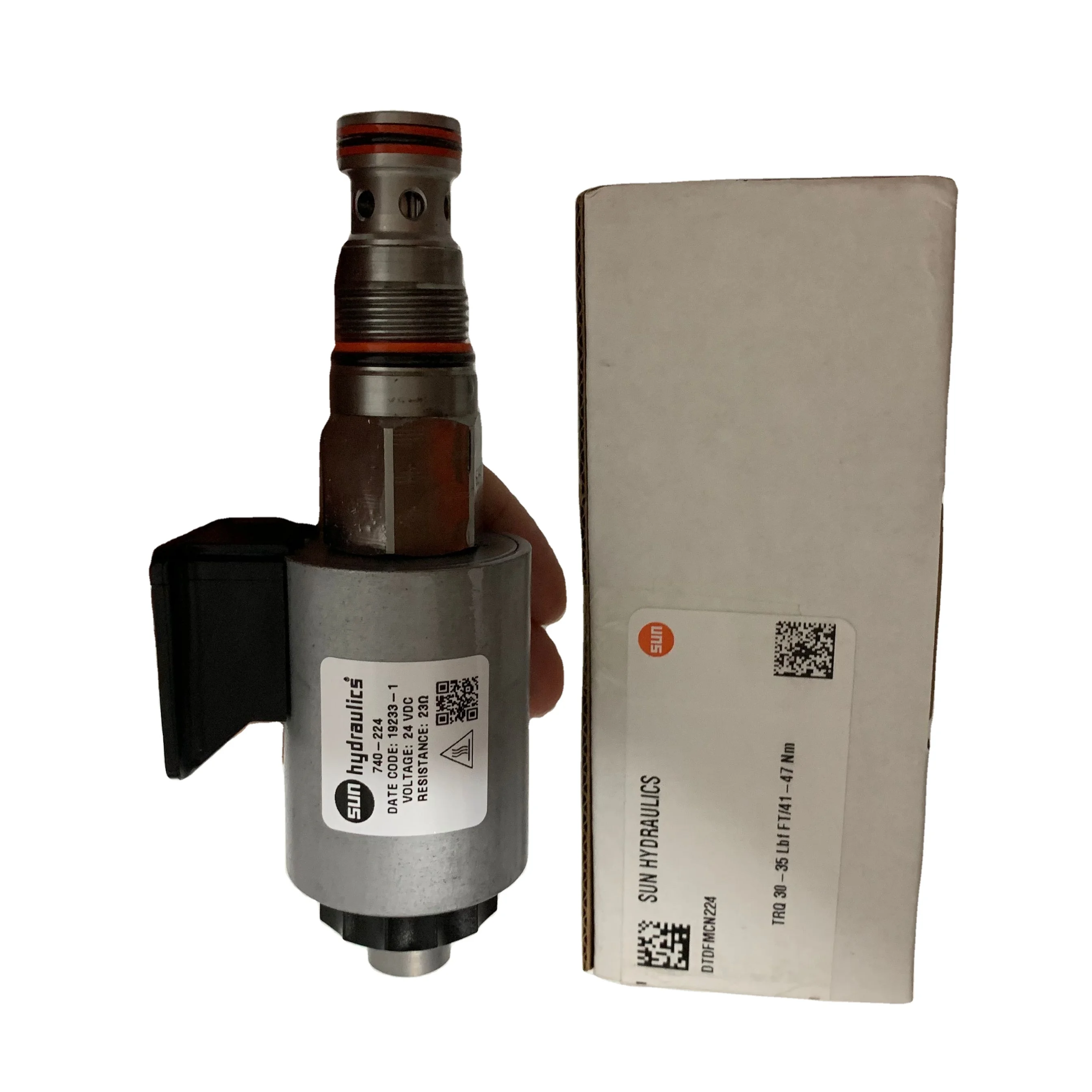 Фото DTDF-MCN224 DTDFMCN224 DTDF-MCN-224 Двухходовой выпускной клапан SUN Hydraulics прямого действия с электромагнитным управлением №1