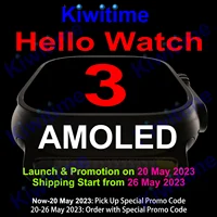 KIWITIME Hello Watch 3 Smart Watch H11 Ultra Upgrade Compass 49mm IWO 2023 Series 8 Men Sports Smartwatch 1