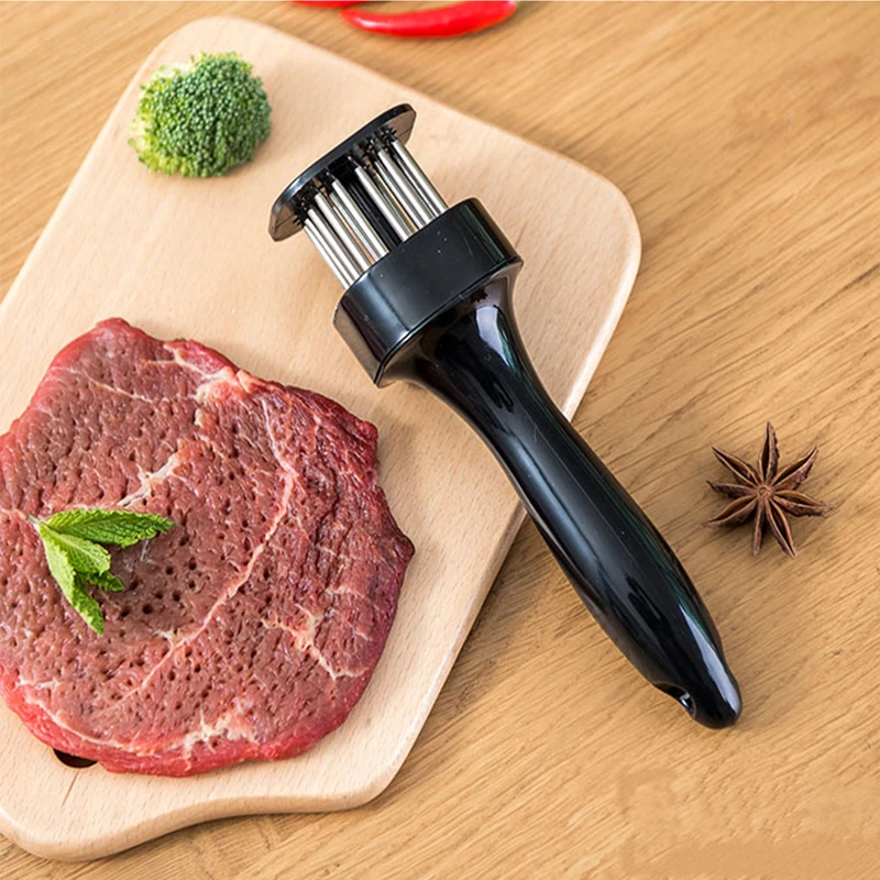 

Meat Tenderizer Meat Grinder Ultra Sharp Needle Stainless Steel Blades Kitchen Tool for Steak Pork Beef Dropshipping
