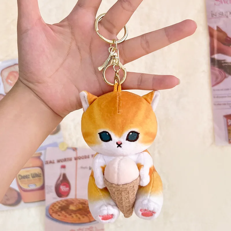 20 см Mofusand плюшевые игрушки Kawaii Hold мороженое кошка друзья креветки куклы милый