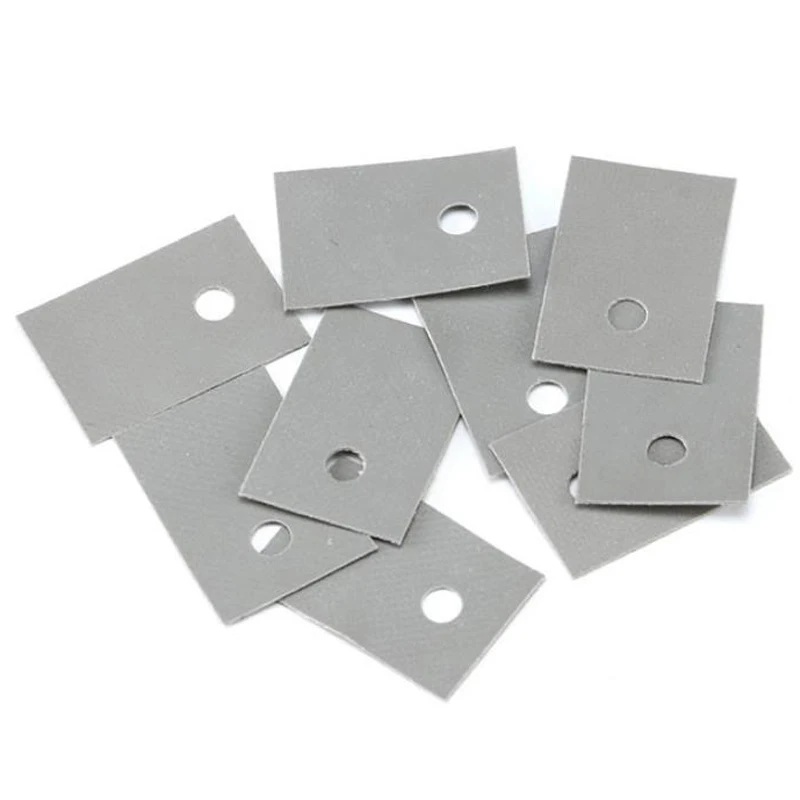 

100pcs Large TO-3P TO-247 silicone sheet insulation pads silicone insulation film