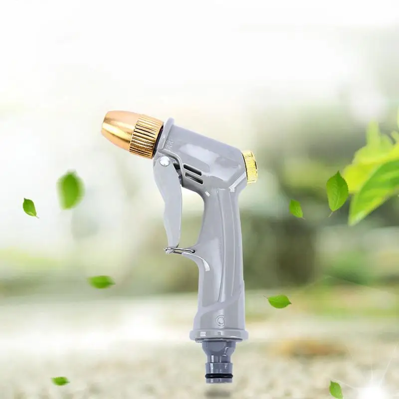 

Портативный водяной пистолет высокого давления, Регулируемая металлическая мойка автомобиля, садовый шланг для полива, насадка, пенораспылитель