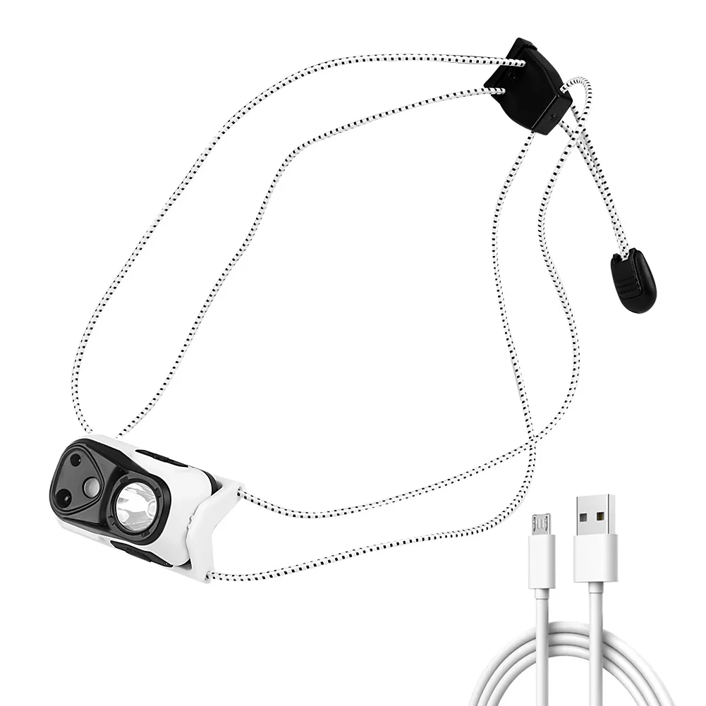 

Портативный Головной фонарь для бега, перезаряжаемый светодиодный налобный фонарь, фонарь для кемпинга и работы, Головной фонарь, фонарь, у...