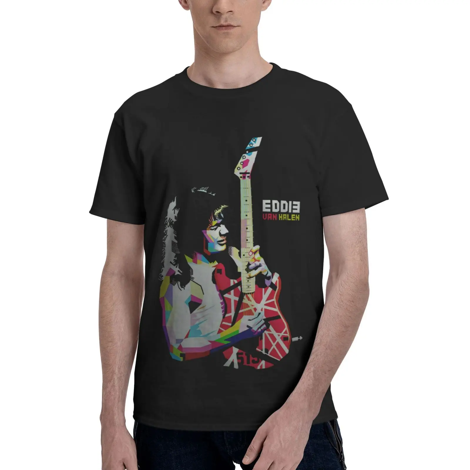 

Popular Eddie Van Halen Reprint K49 5518 Oversized T-Shirt Men T-Shirt Clothing Women's T-Shirt Anime Manga Men Clothing Grunge