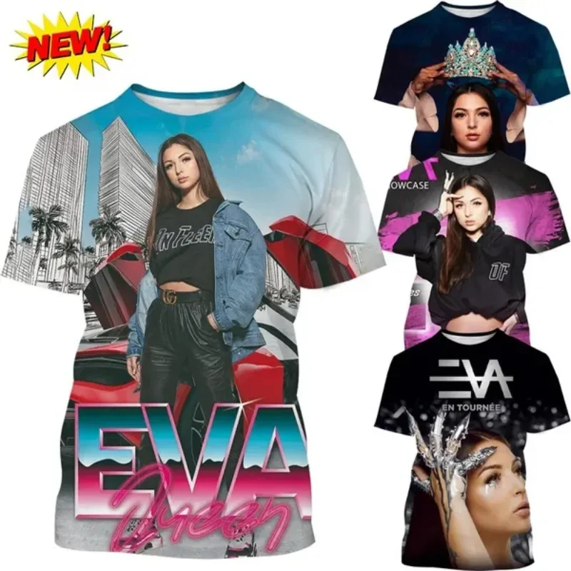 Футболка певица Eva Queen с 3D принтом