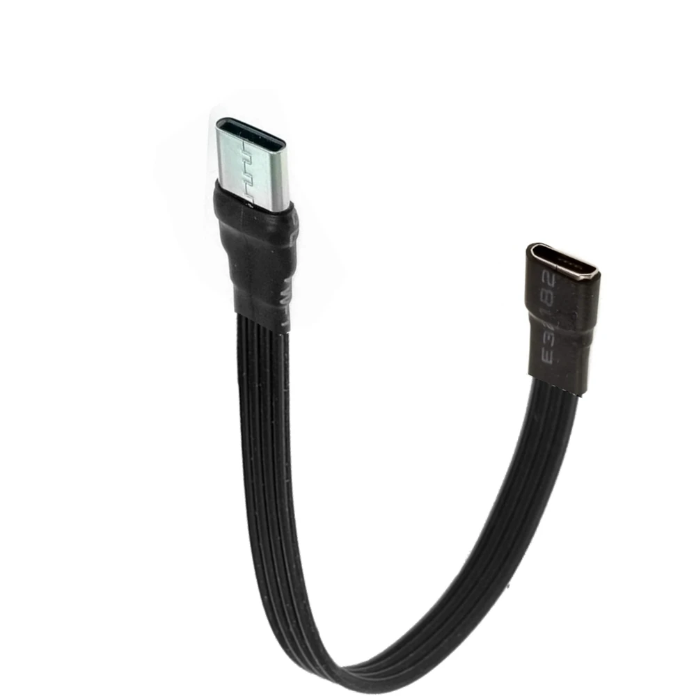 5 см 10 вверх 90 ° Разъем Micro USB 2.0 к гнезду USB-удлинителю B Mini Type C 5–300
