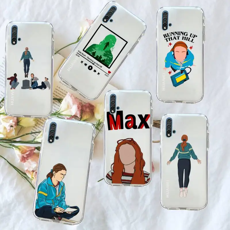 

Mad max Stranger Things Phone Case Transparent for Huawei honor P mate Y 20 30 40 10 8 5 6 7 9 i x c pro lite prime smart