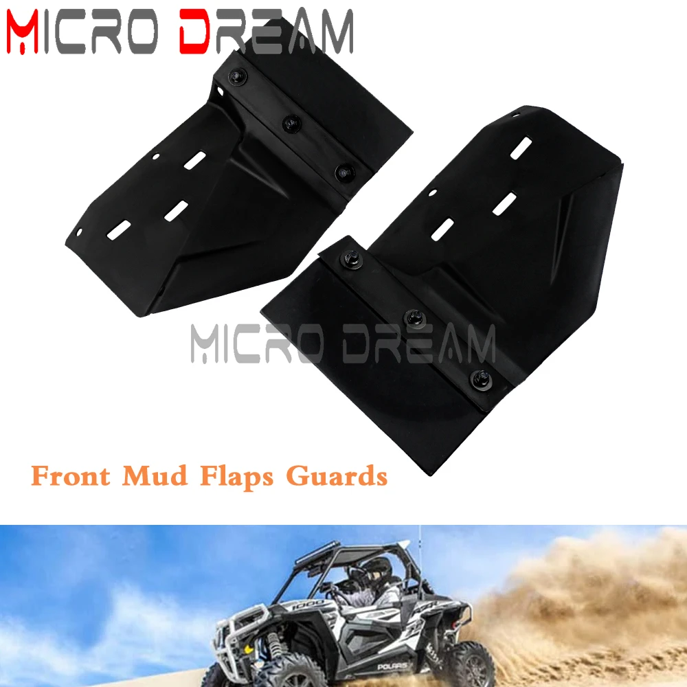 

1 Set Black UTV Front Fender Mud Flaps Kit 2879938 For Polaris RZR XP 1000 XP4 1000 S 900 2014 2015 XC 900 2015 RZR 4 900 2016