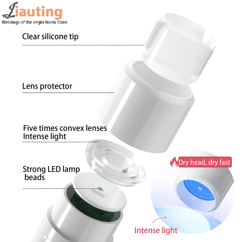 Ручная портативная мини-Сушилка для ногтей и поддержка быстрой отверждения