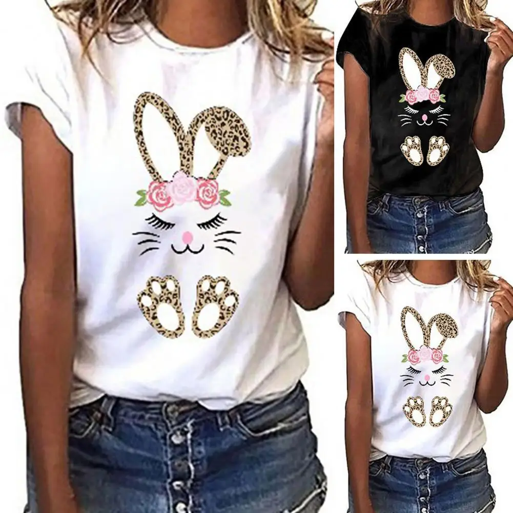 

Дышащие Удобные Свободные футболки унисекс, семейная Пасхальная Футболка с цветами для свиданий