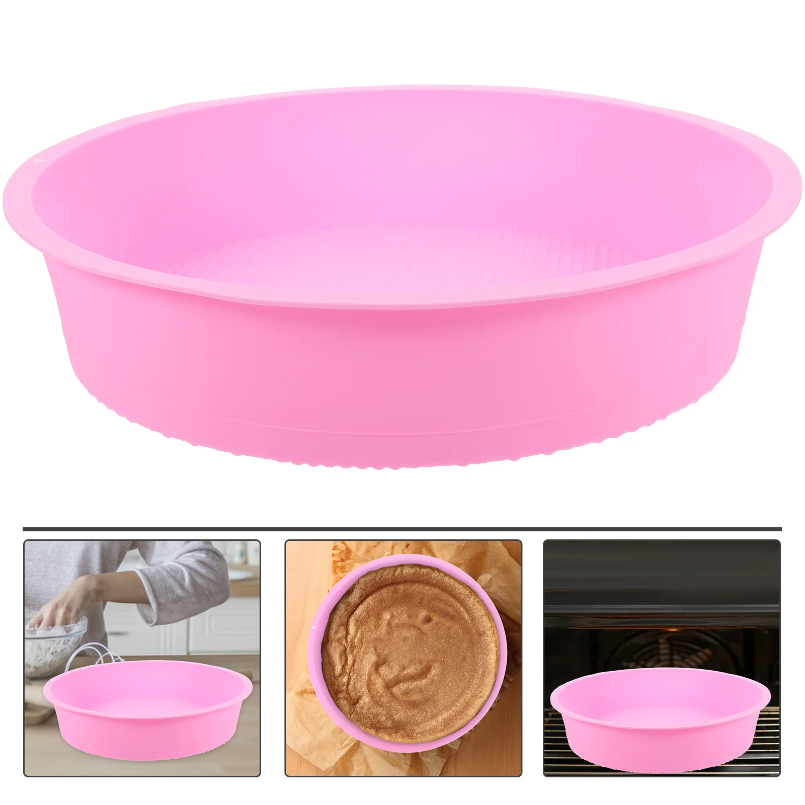 

Cake Pan DIY Molds For Baking Roasting Tray Protective Cover Non-stick Silicone Pans Silica Gel Muffin