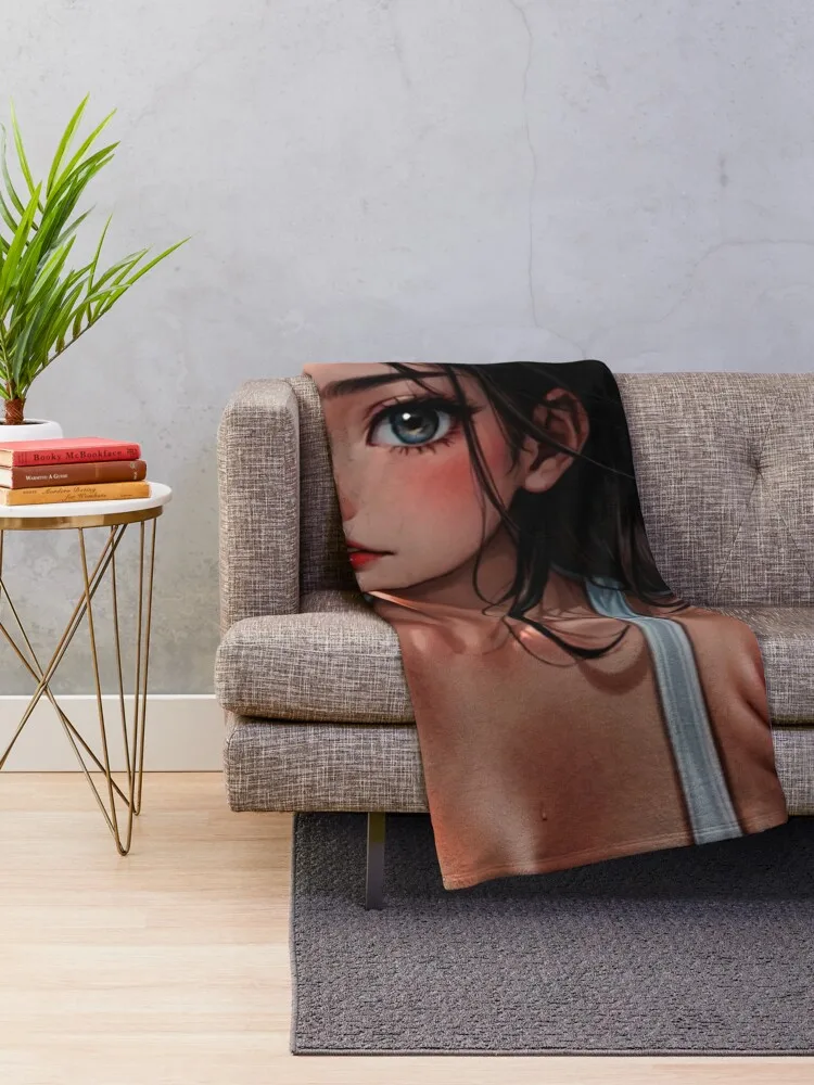Девушка в стиле аниме PinUp: Syun Kamakado 012 (сексуальный теннисист) Декоративное одеяло