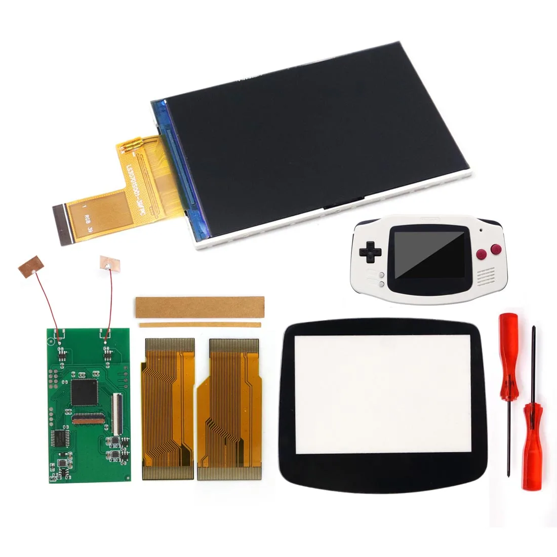 HISPEEDIDO с функцией FRM GBA IPS V5 комплекты ЖК-дисплея подсветкой экран 720*480 для консоли
