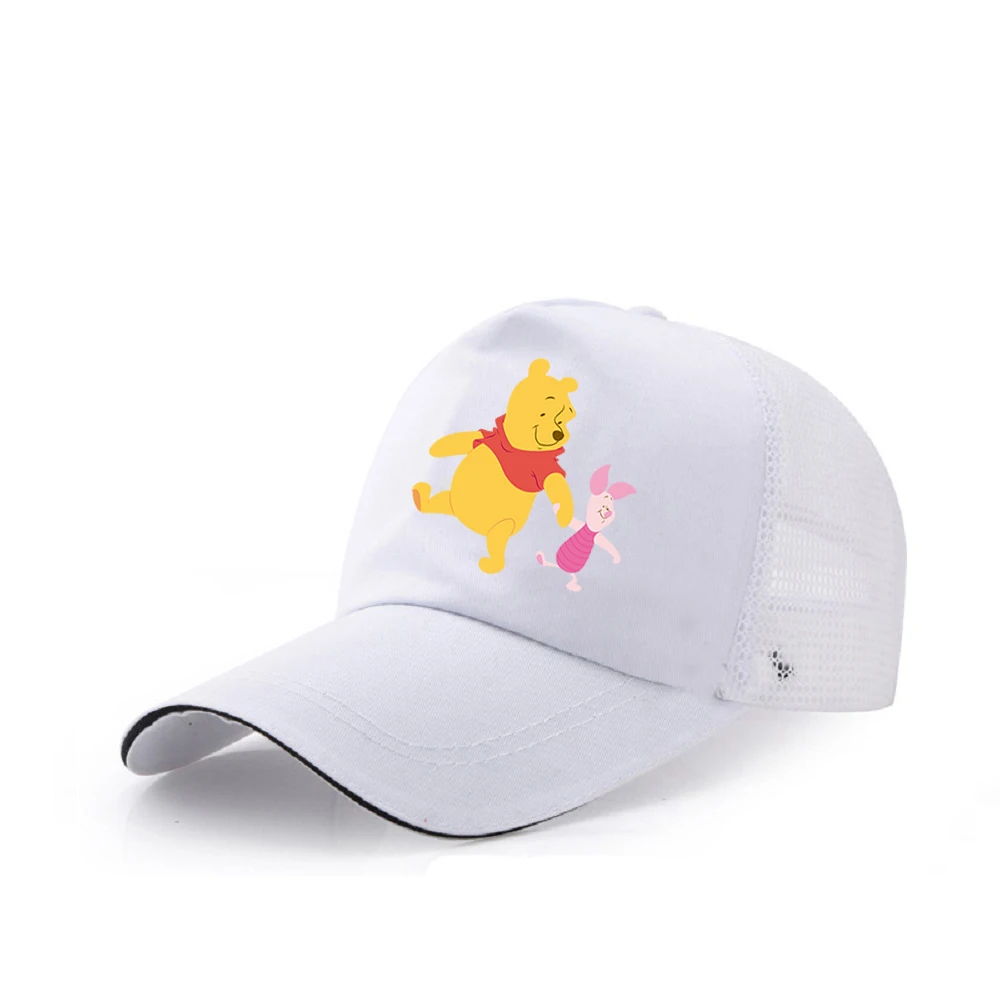 

Sun Hat Back Button Cap Disney Winnie The Pooh Children's Baseball Cap Tigger Hip-hop Hat Sports Christmas Size Adjustable Gift