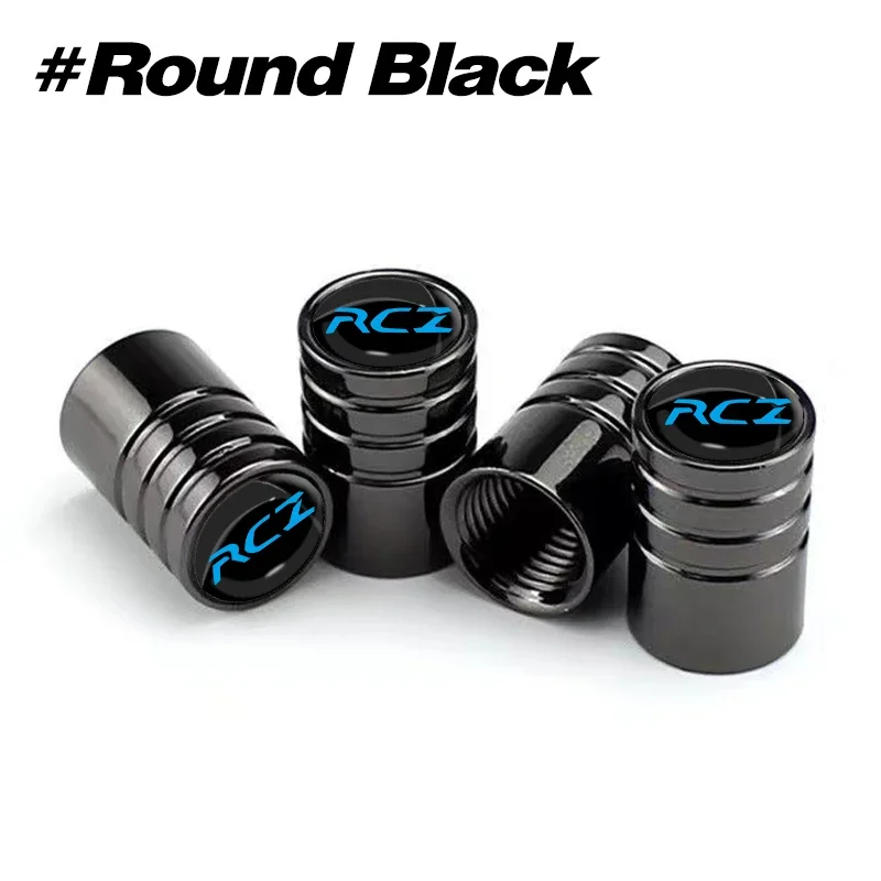 

4 шт./компл., колпачки для клапанов колес автомобиля, металлическая крышка штока для Peugeot RCZ 307 207 208 2008, автомобильные аксессуары