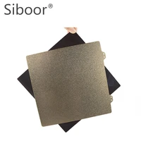 377x370mm pei sticker hot bed double side pei flex magnetic base removal spring steel sheet 3d printer heatbed for voron ender 3
