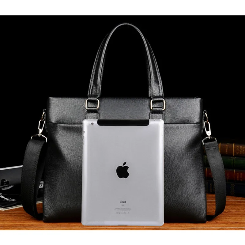 2022 Briefcase Men's Business Bag Shoulder Pu Leather Shoulder Bag Designer Male Laptop Handbags Messenger Totes Male Briefcase