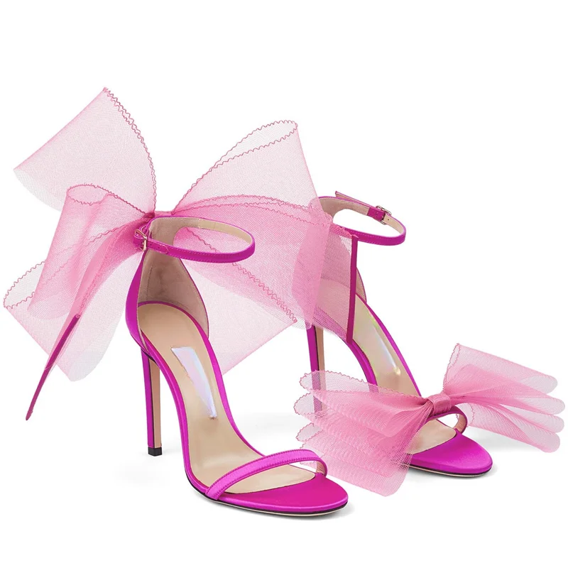 2023 Summer New Style~Butterfly Banquet~Slim Heel High Heels~Open Toe Sexy~Women's Sandals with One Line