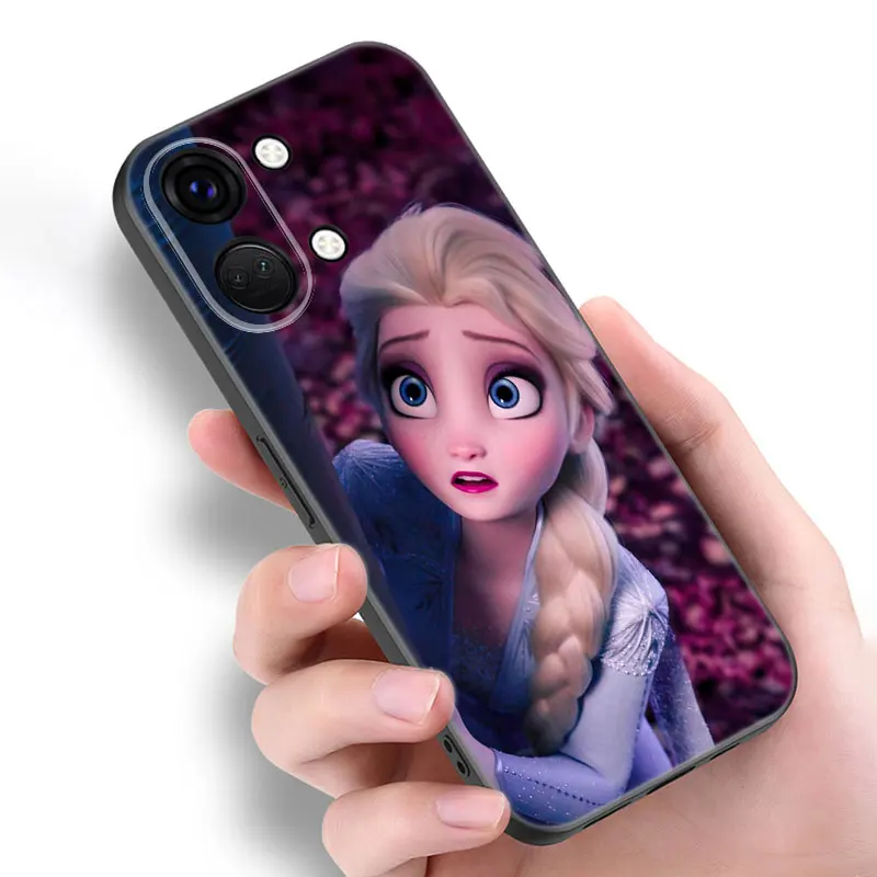 Черный силиконовый телефон F-Frozen для OnePlus 9 10 11 12 ACE 2V Pro 9RT 10T 10R Nord CE 2 3 Lite N10 N20 N30