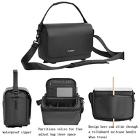 caden dslr camera sling bag water resistant shockproof camera handbag for nikkon sony lens tripod roomy outdoor photography case
