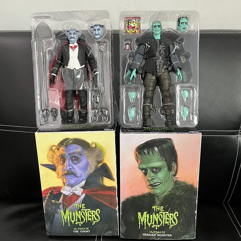 

Original NECA Rob Zombie Zombie's The Munsters Ultimate Herman Munster The Count Action Figure Model Joint Movable Decor Gift