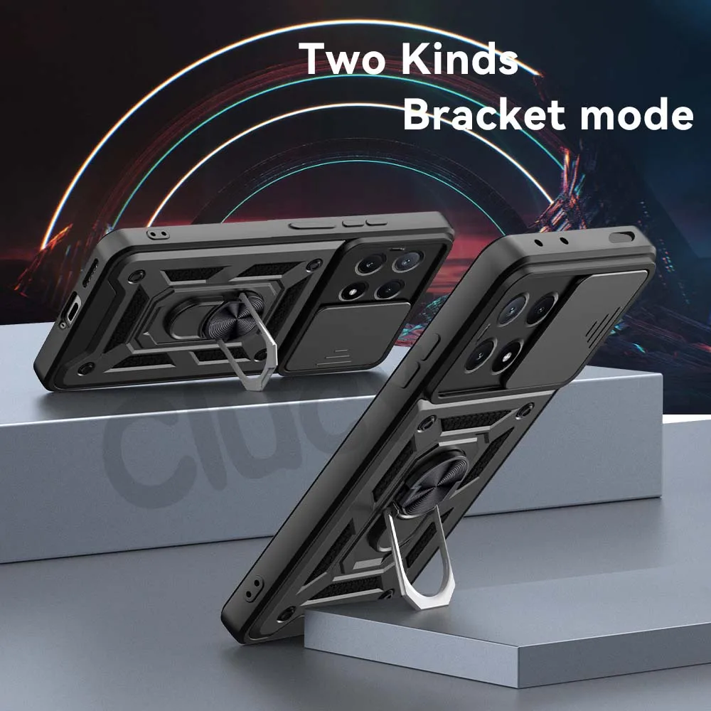 Xiaomi Mi Poco X6 Pro/X6 5G Защитный Чехол С Магнитным Кольцом Автомобильное Крепление