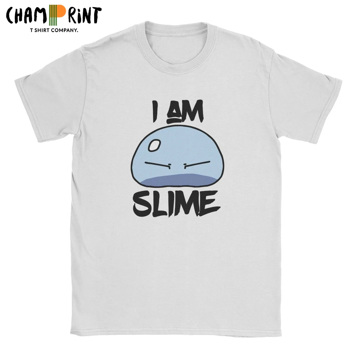 

Men That Time I Got Reincarnated As A Slime T Shirt Anime Pure Cotton Tops Funny Short Sleeve O Neck Tees Gift Idea T-Shirt