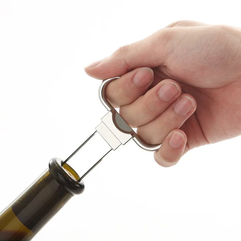 Профессиональный винтажный Съемник пробки штопор Ah-So двухзубчатый экстрактор