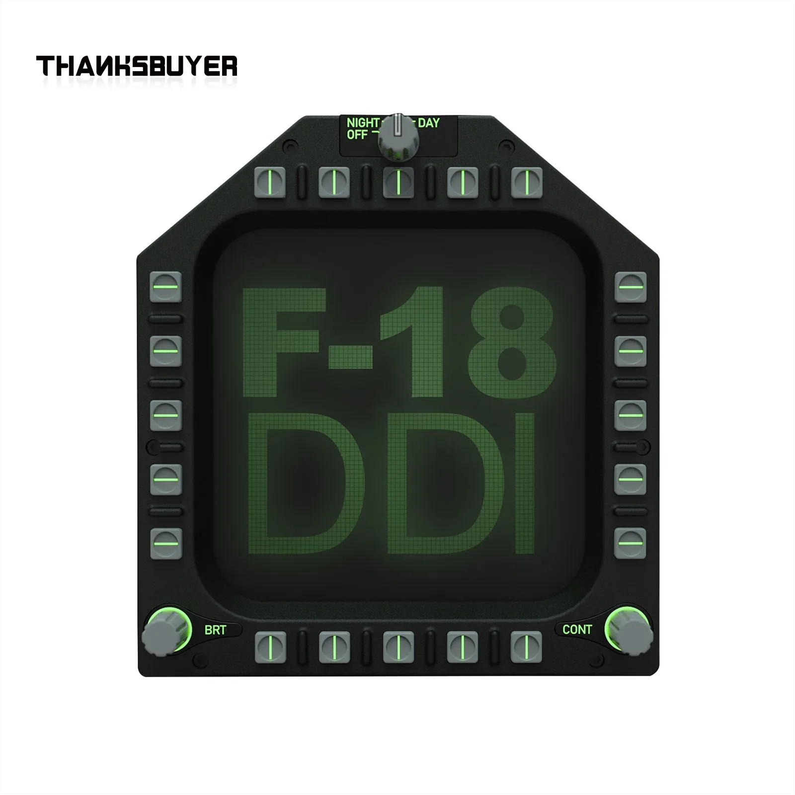 

Симулятор полета в кабине ПК USB F/A-18C DDI Meter для DCS Falcon BMS TFT полноцветный экран 768X76 8 DPI