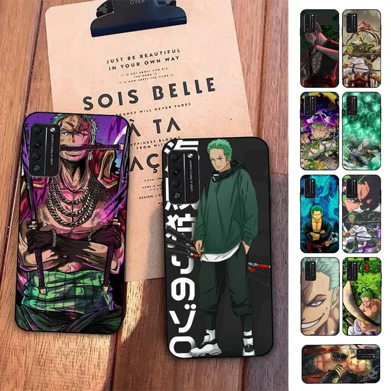 

MINISO ONE-PIECE Roronoa Zoro Phone Case for Huawei Honor 10 i 8X C 5A 20 9 10 30 lite pro Voew 10 20 V30