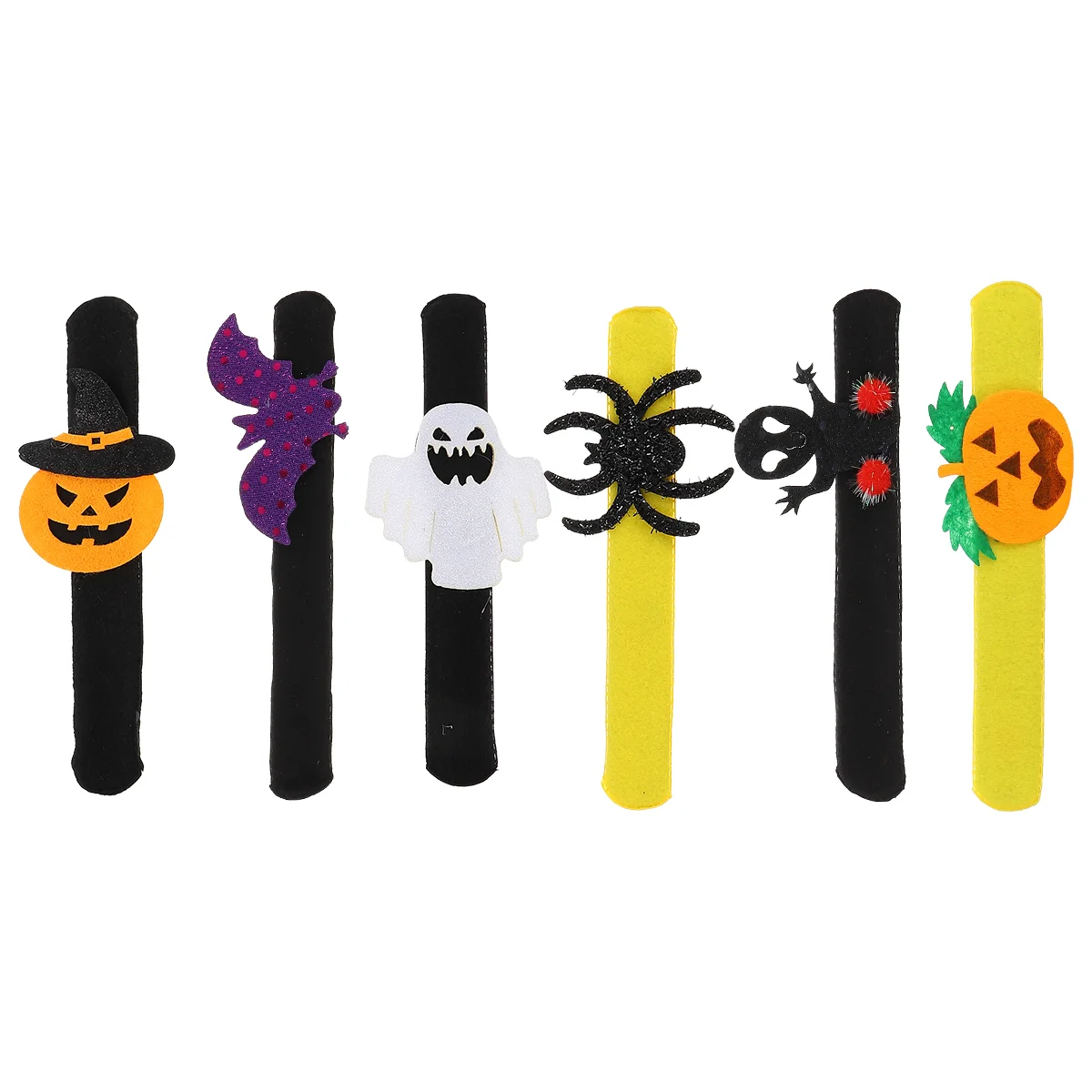 

6pcs Party Bracelets Kids Plush Slap Bracelet Goodie Bag Fillers Slap Wristband