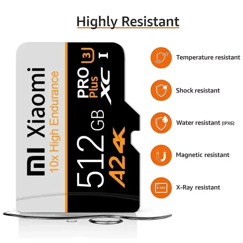 Фото Стабильная карта памяти Xiaomi 2 ТБ, TF-карты, Micro TF, SD-карты, 1 ТБ, скорость 512 ГБ, A2, 256 ГБ, V60 для Android / мобильных устройств / камер №5