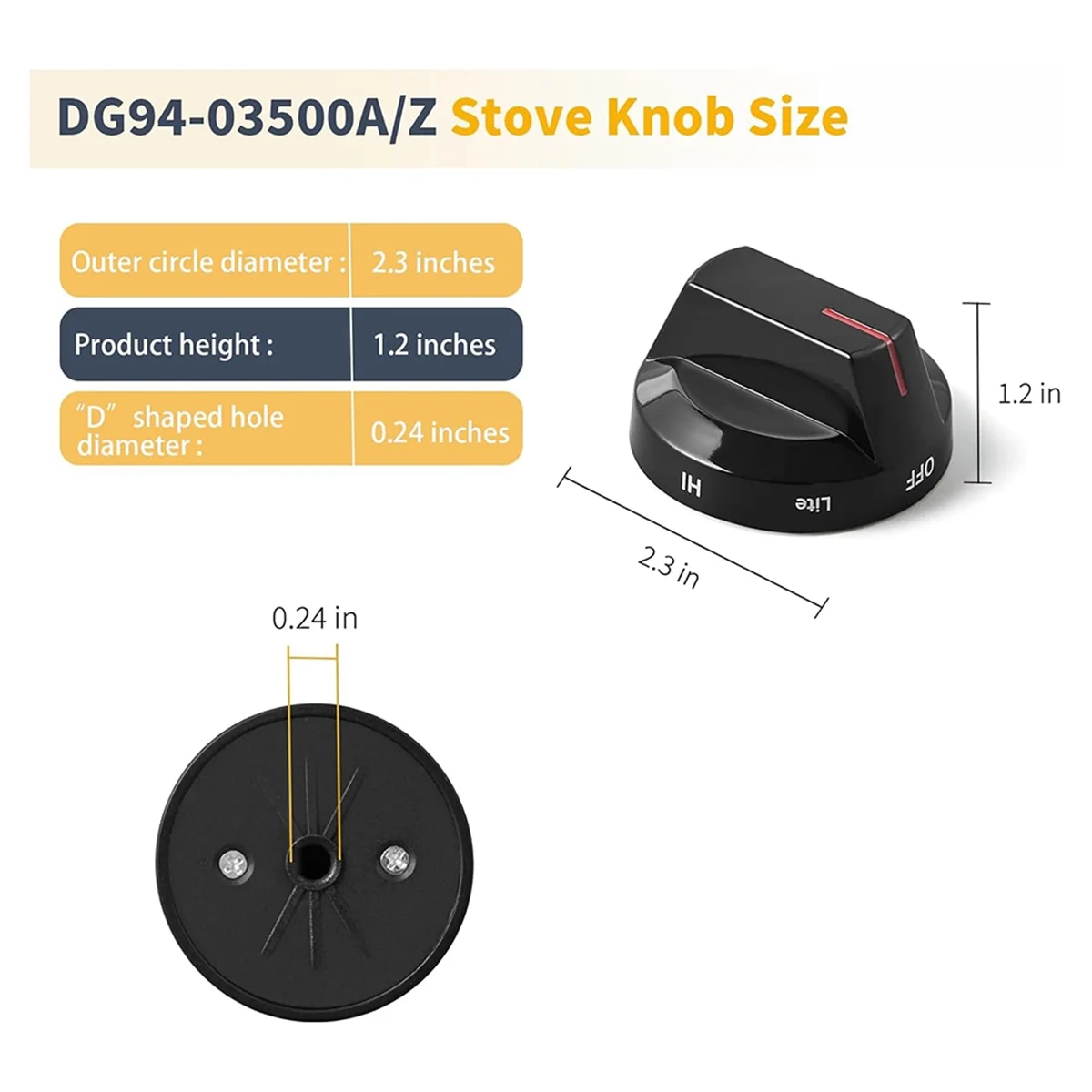 Запасные части для ручки печи DG94-03500A/Z деталей DG94-03500U Ручка горелки NX60T811SS NX60T8711SG