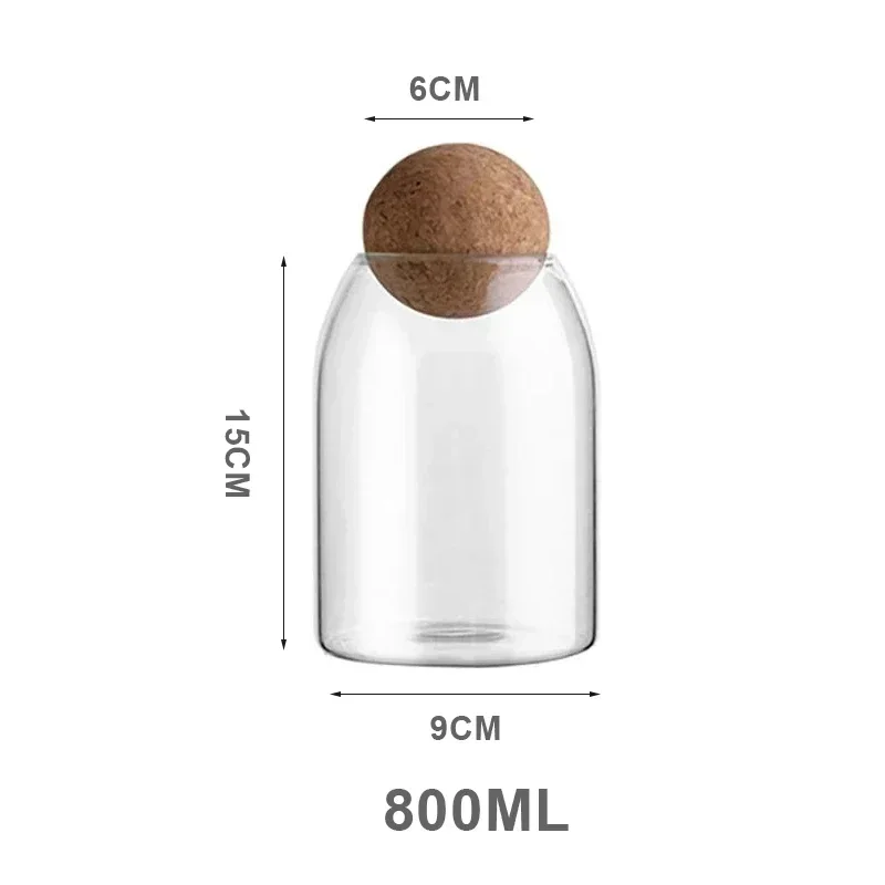 

Стеклянная банка для хранения 500 мл