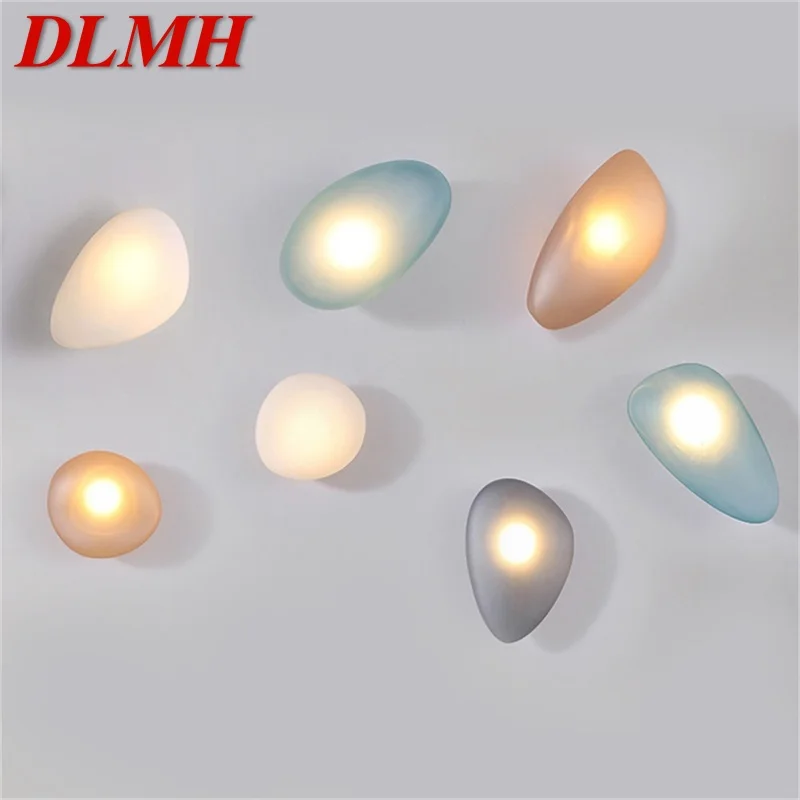 

DLMH Скандинавская настенная лампа, креативные комнатные красочные паукообразные осветительные присветодиодный ы, светодиодное освещение д...
