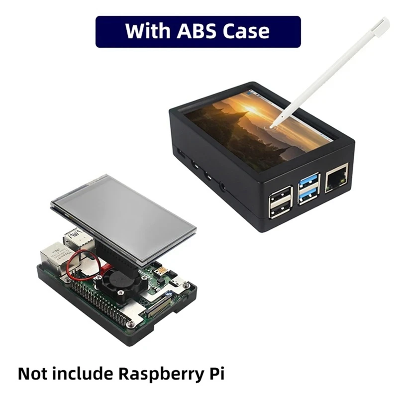 3 5-дюймовый TFT ЖК-сенсорный экран разрешение 320X480 для Raspberry Pi 4-го поколения 4B/4B+
